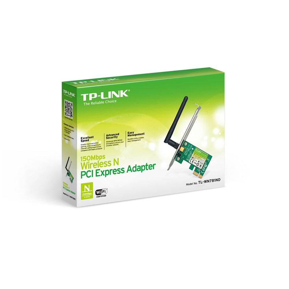 TP-LINK TL-WN781ND Kablosuz PCI EXP Kart