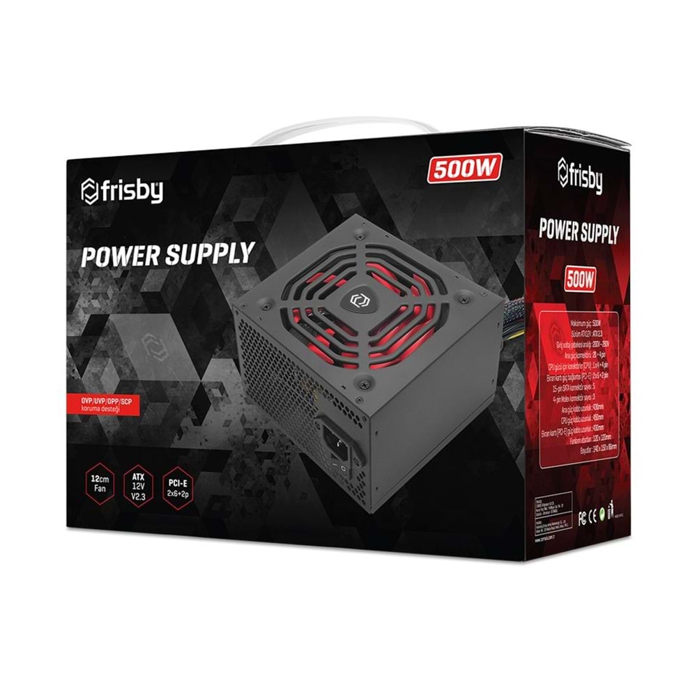 FRISBY FFRISBY FR-PS50F12B 500W Power Supply